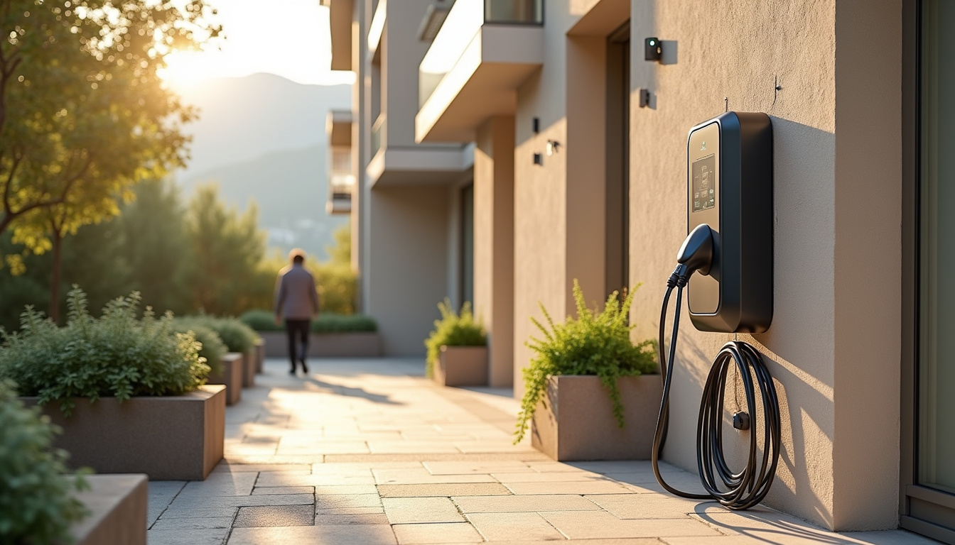 Installation d'une borne de recharge dans une copropriété à Aspach