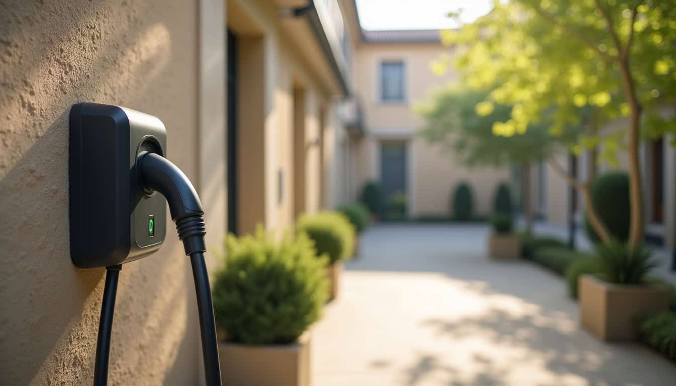 Installation d'une borne de recharge dans une copropriété à Cussac-Fort-Médoc