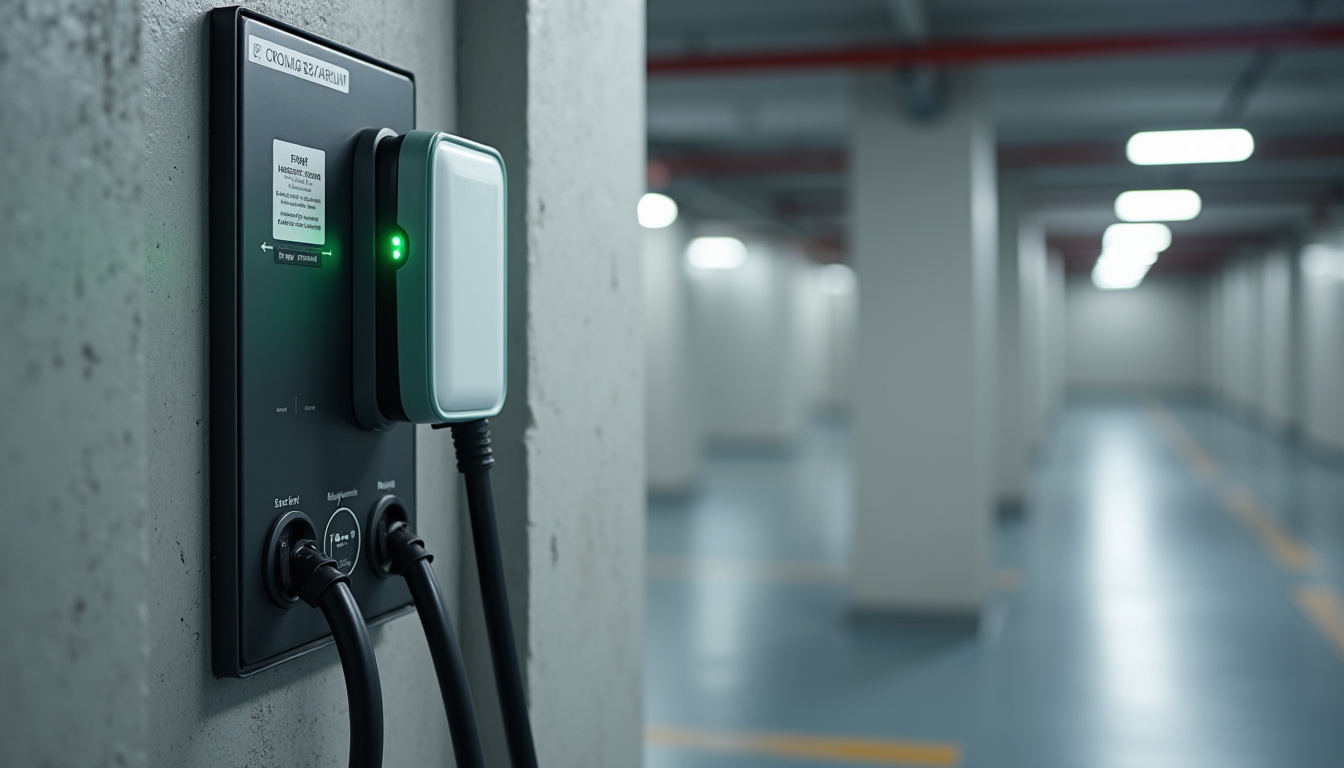 Installation d'une borne de recharge dans une place de parking en copropriété à Peillac