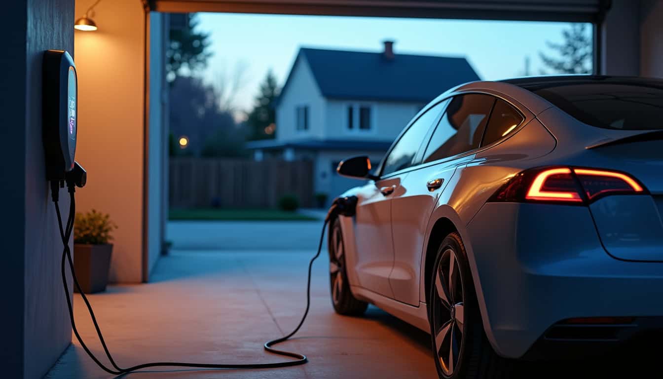 Installation d'une borne de recharge électrique à domicile dans un garage à Nanterre