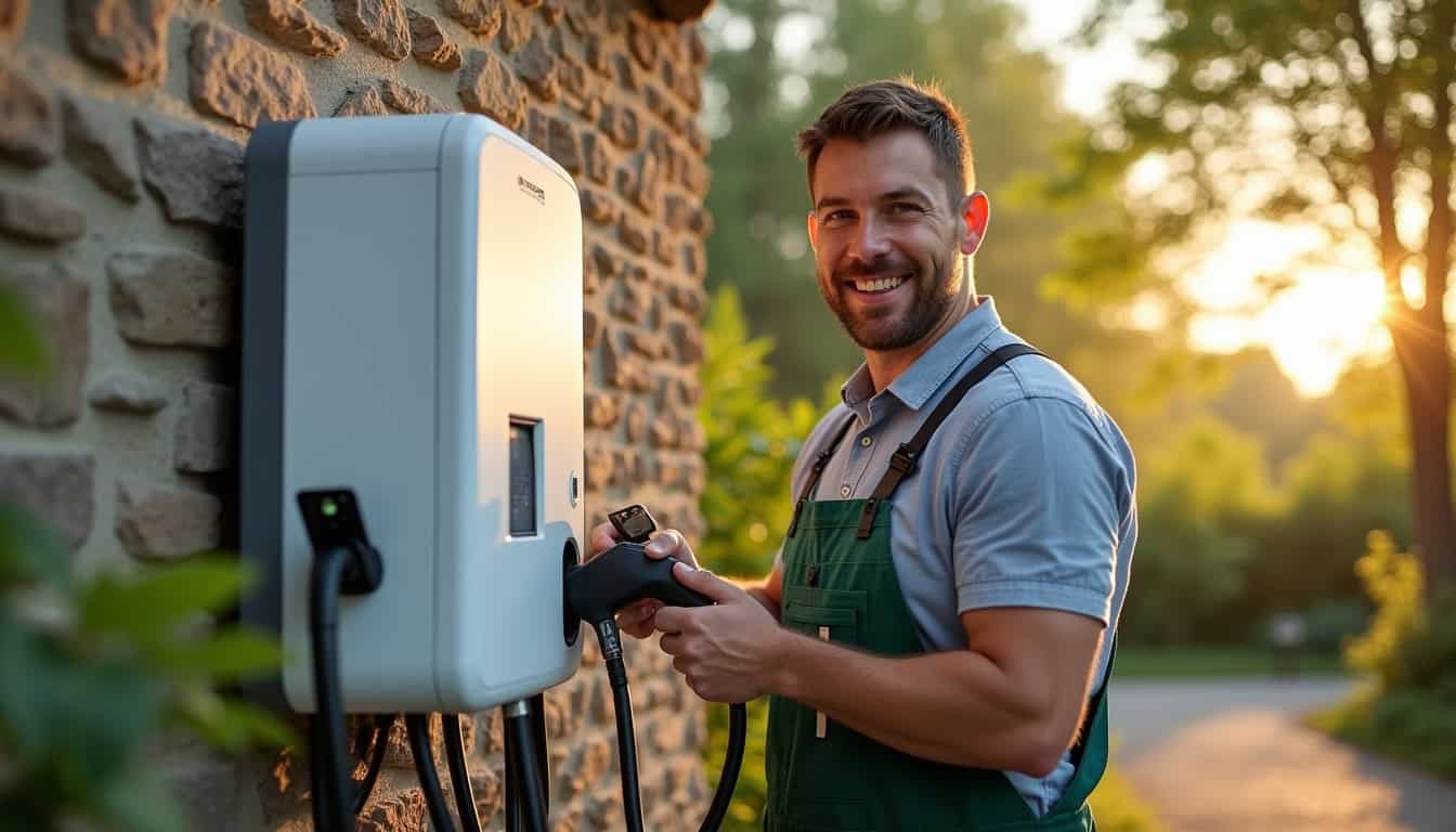 Installation d'une borne de recharge électrique à Saint-Mexant par un professionnel qualifié IRVE
