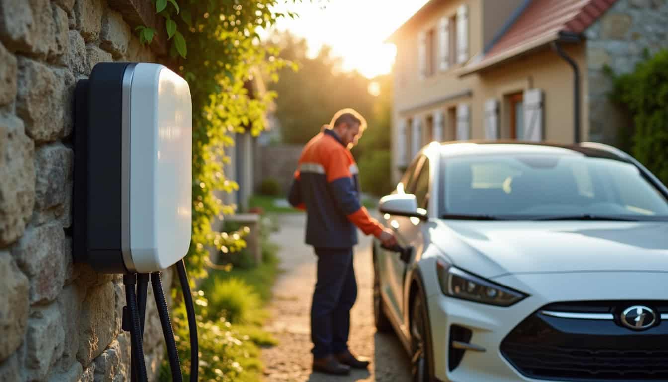 Installation d'une borne de recharge électrique à Vayrac par un professionnel certifié IRVE