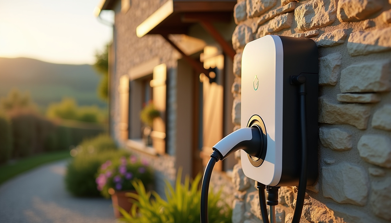 Installation d'une borne de recharge électrique au domicile à Château-Gaillard