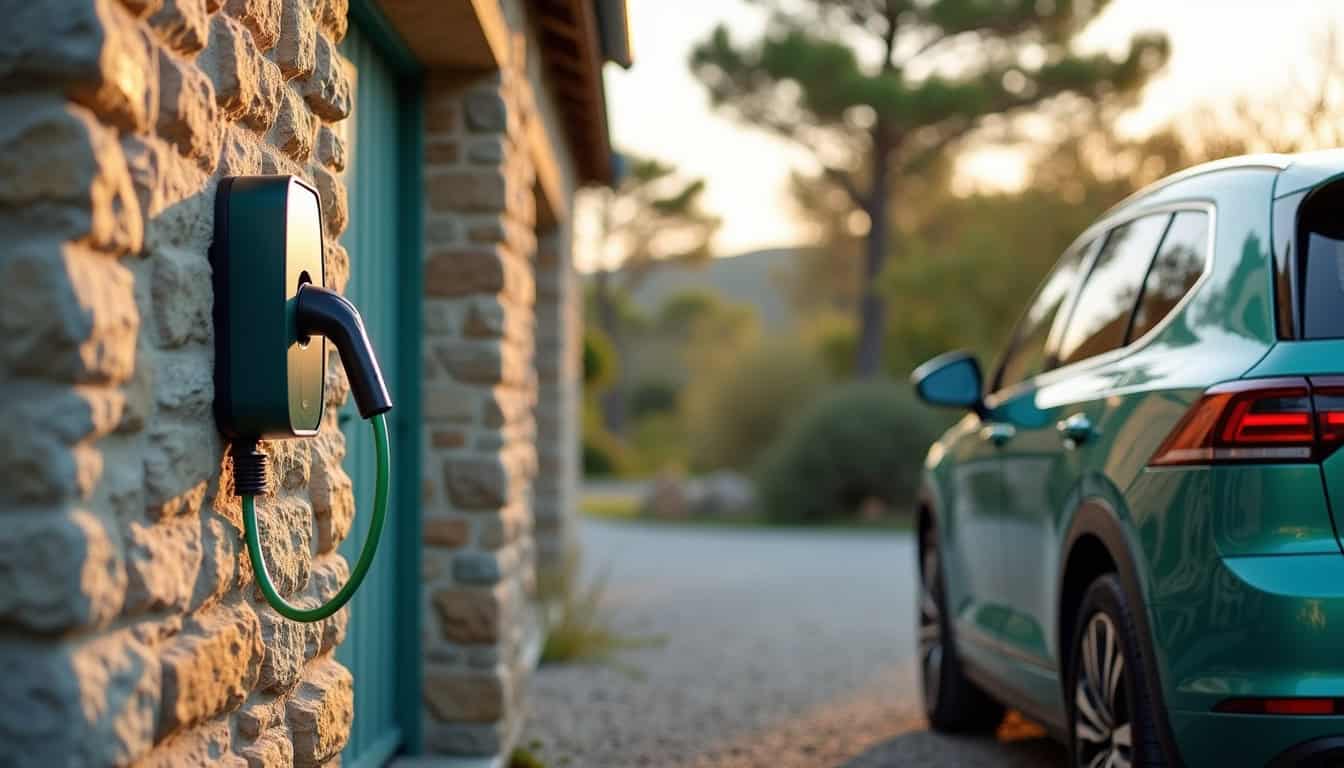 Installation d'une borne de recharge électrique au domicile d'un particulier à Kerlouan