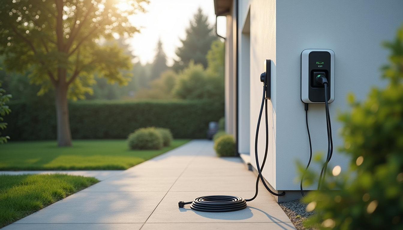 Installation d'une borne de recharge électrique au domicile d'un particulier à Vimy