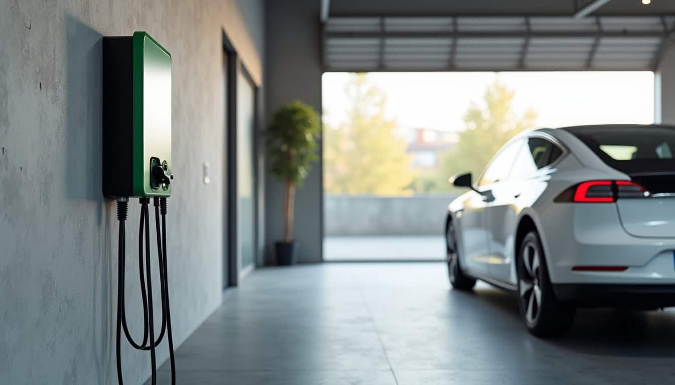 Installation d'une borne de recharge électrique dans un garage à Ambérieu-en-Bugey