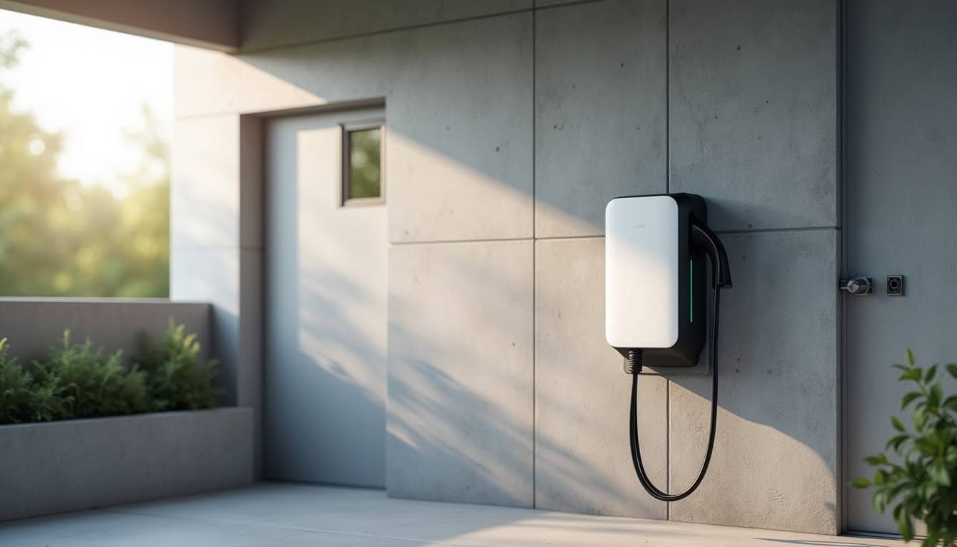 Installation d'une borne de recharge électrique dans un garage à Bains-sur-Oust