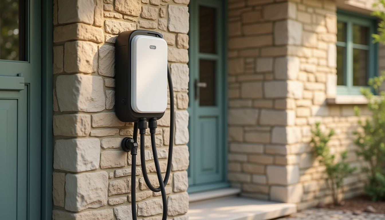 Installation d'une borne de recharge électrique dans un garage à Excideuil