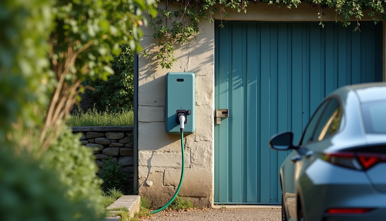 Installation d'une borne de recharge électrique dans un garage à Le Faouët