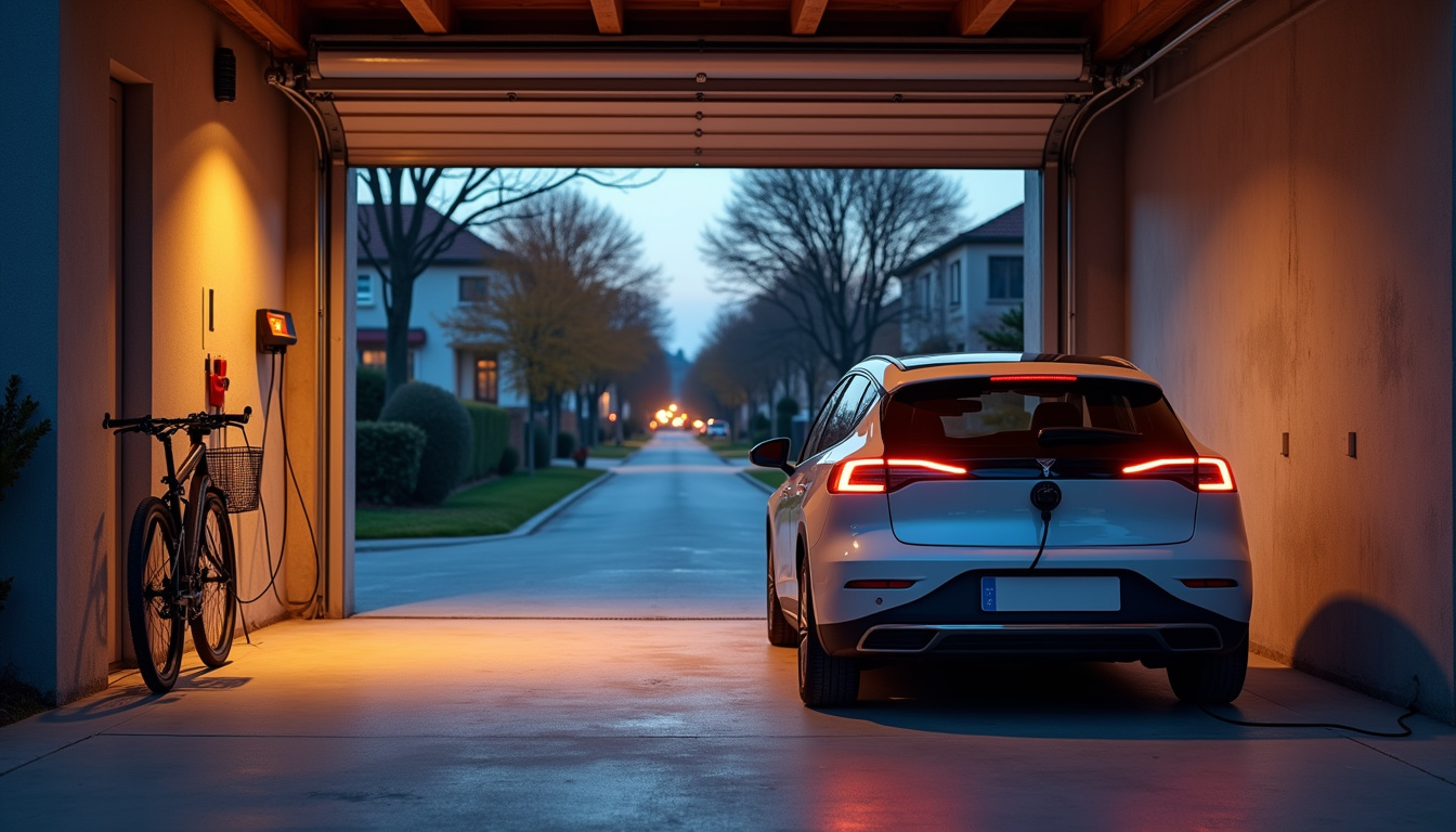 Installation d'une borne de recharge électrique dans un garage à Novéant-sur-Moselle