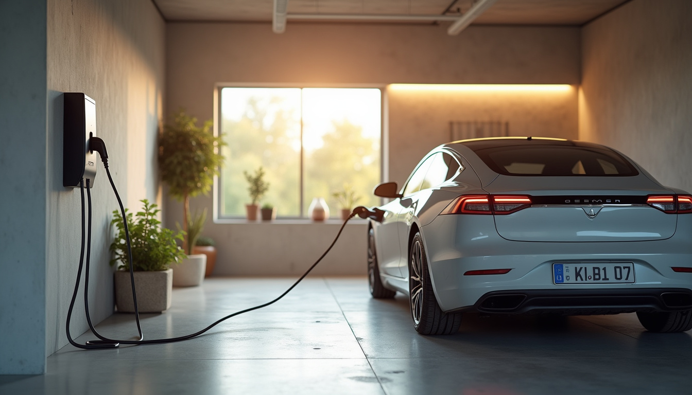 Installation d'une borne de recharge électrique dans un garage privé à Argancy