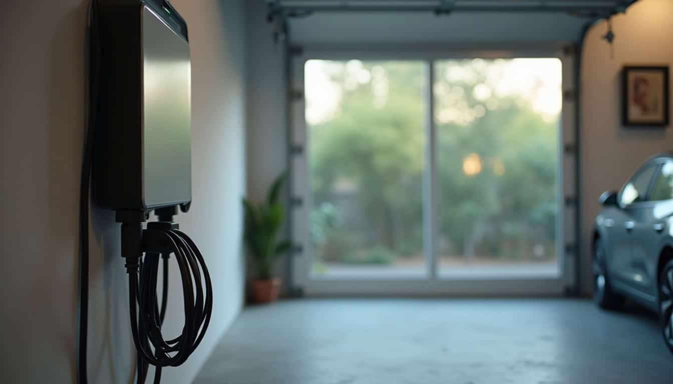 Installation d'une borne de recharge électrique dans un garage privé à Buhl