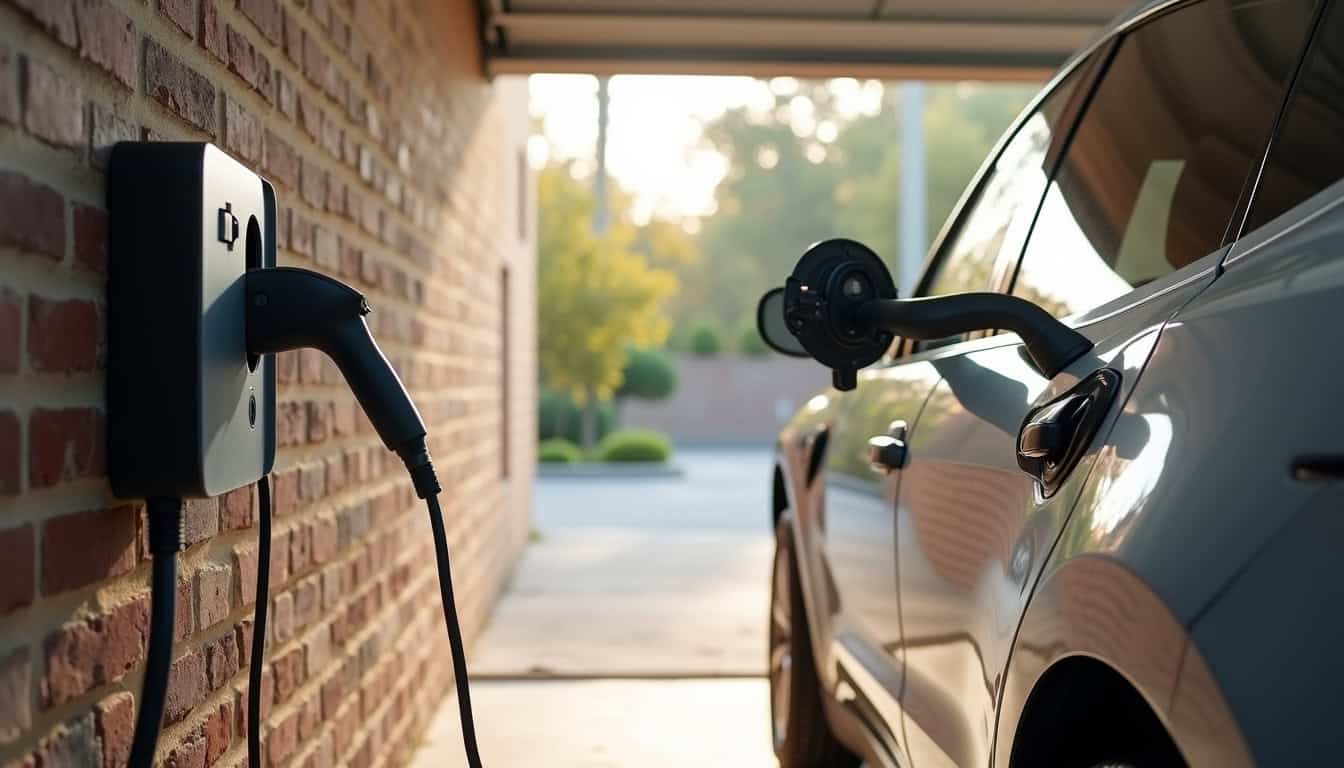 Installation d'une borne de recharge électrique dans un garage privé à Jassans-Riottier