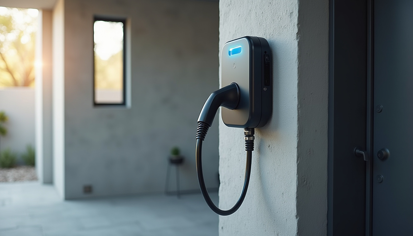 Installation d'une borne de recharge électrique dans un garage privé à Taluyers