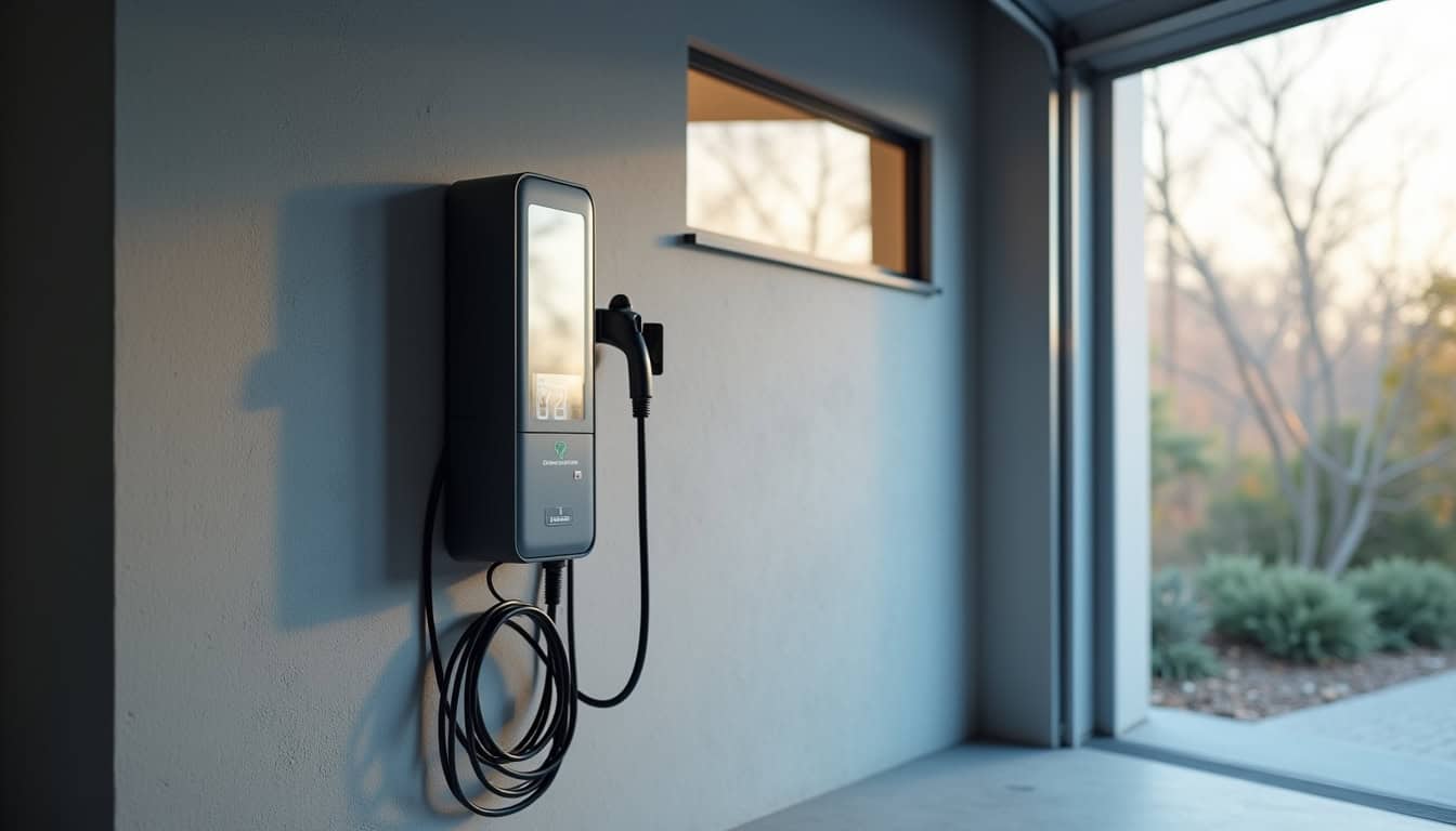 Installation d'une borne de recharge électrique dans un garage privé