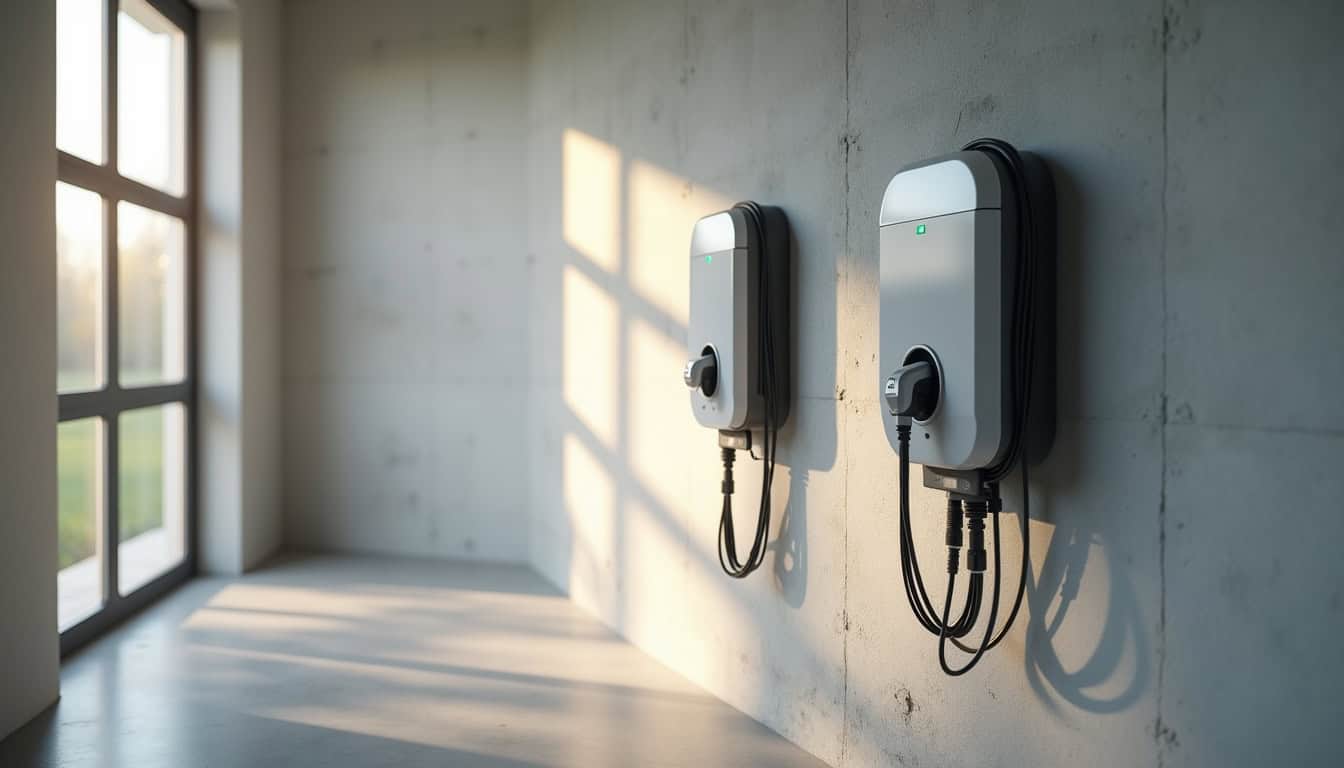Installation d'une borne de recharge électrique dans un garage résidentiel à Messigny-et-Vantoux