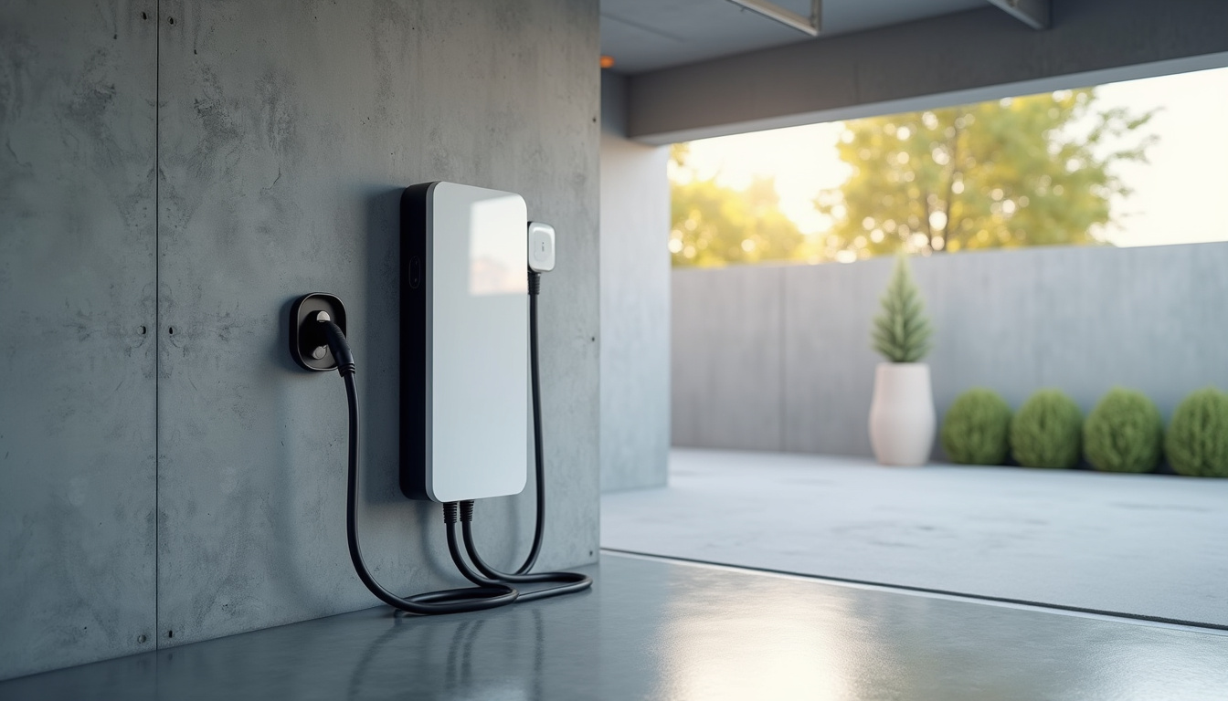 Installation d'une borne de recharge électrique dans un garage résidentiel