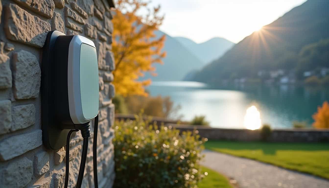 Installation d'une borne de recharge électrique dans une maison à Doussard