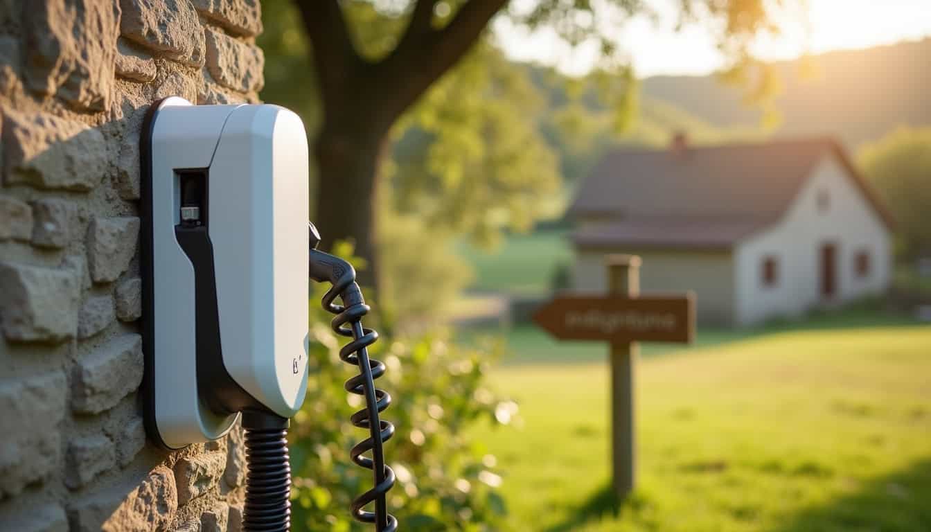 Installation d'une borne de recharge électrique en milieu rural en Corrèze