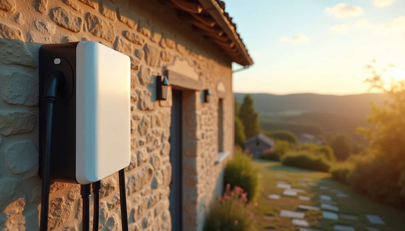 Installation d'une borne de recharge électrique murale à Montignac-Lascaux