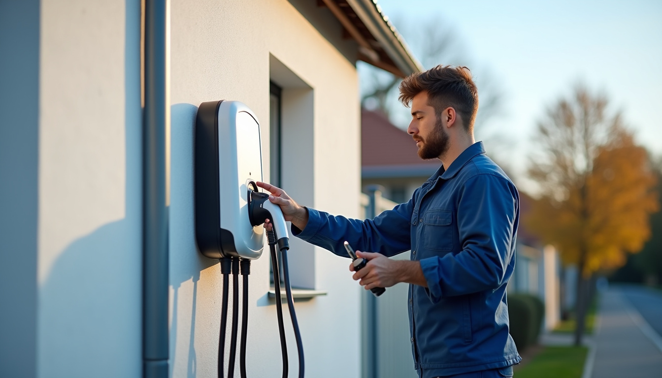 Installation d'une borne de recharge électrique par un professionnel à Argenton-sur-Creuse