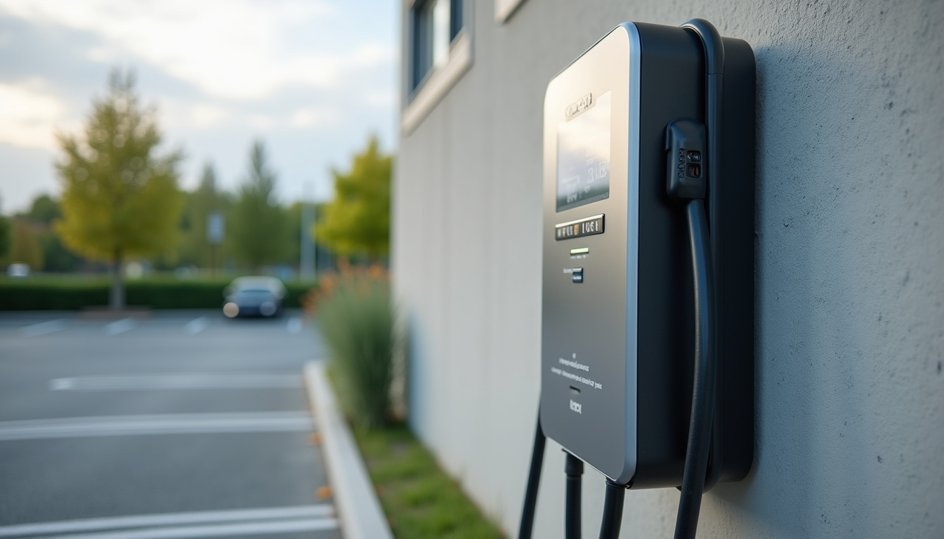 Installation d'une borne de recharge électrique sur un parking privé à Bethoncourt