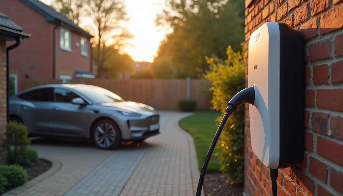 Installation d'une borne de recharge électrique sur un parking privé à Laventie