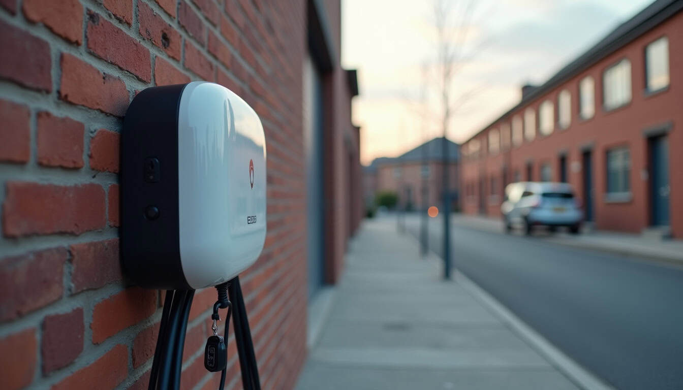 Installation d'une borne de recharge électrique sur un stationnement privé à Arleux