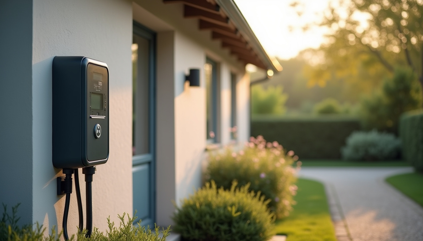 Installation d'une borne de recharge électrique sur une maison individuelle à Bazoges-en-Paillers