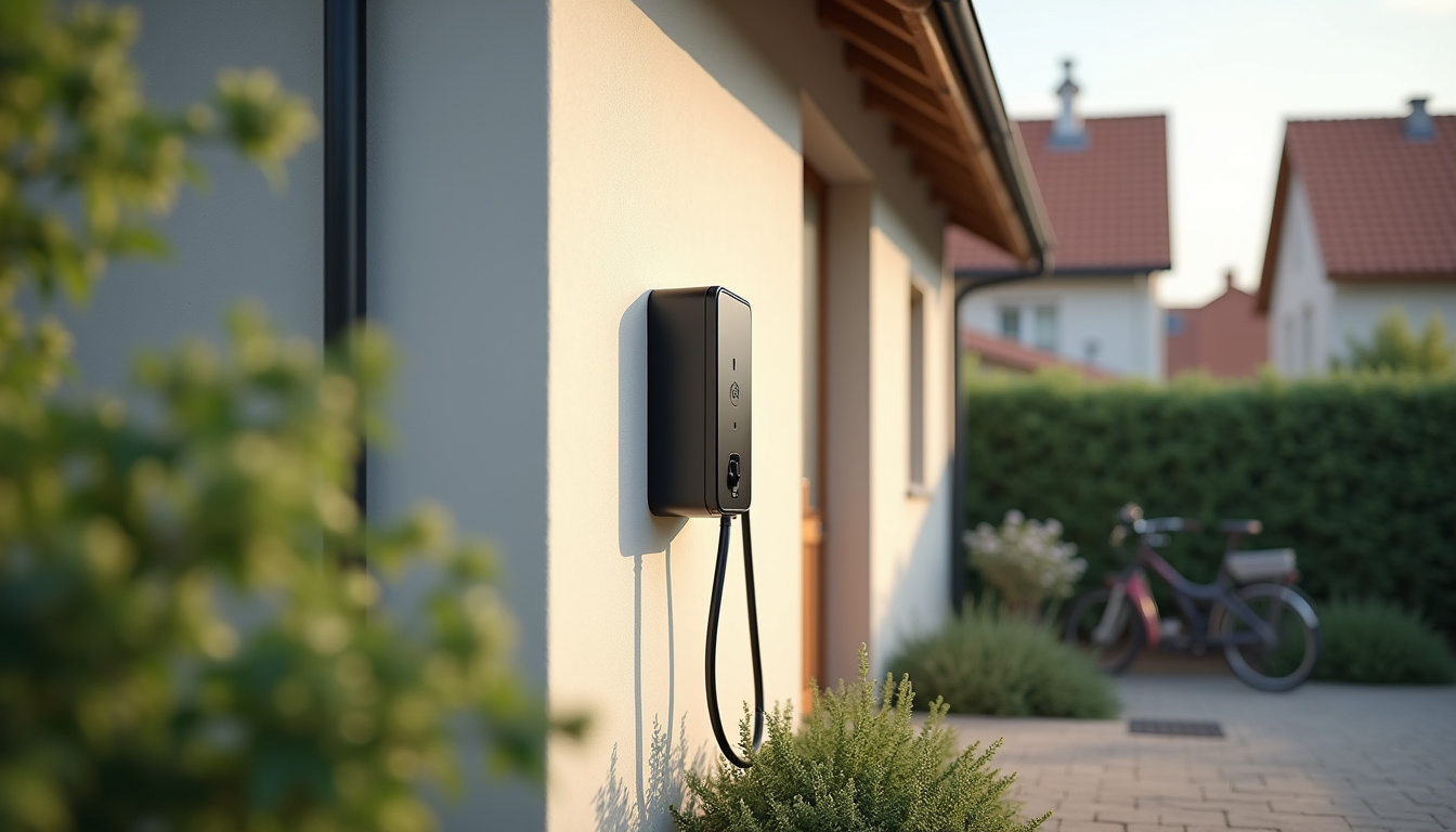 Installation d'une borne de recharge électrique sur une maison individuelle à Saujon