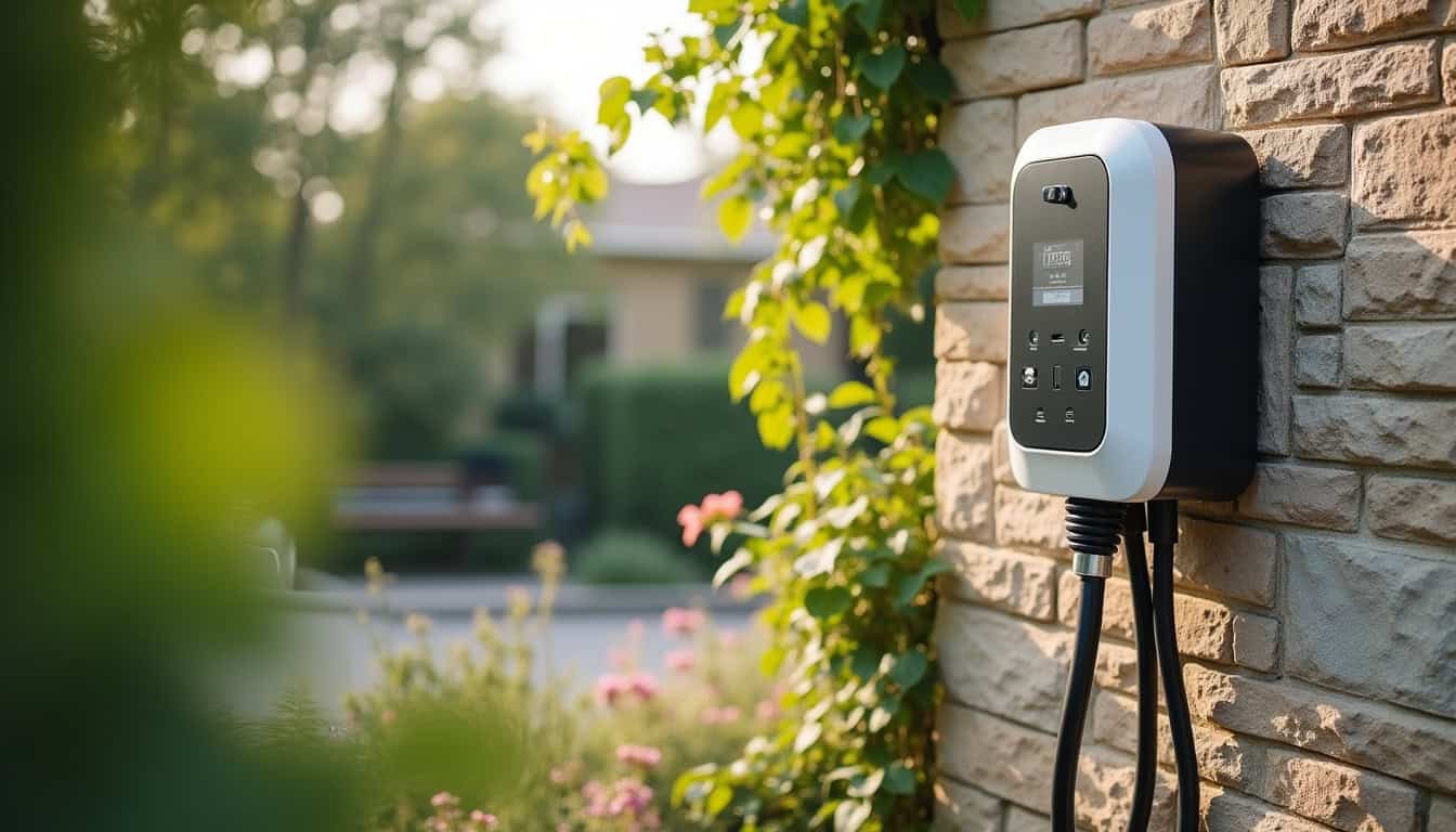 Installation d'une borne de recharge électrique sur une propriété privée à Ruffec