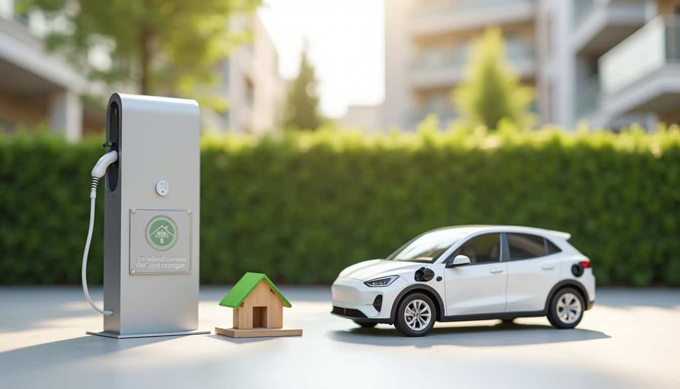 Installation d'une borne de recharge en copropriété à Busnes