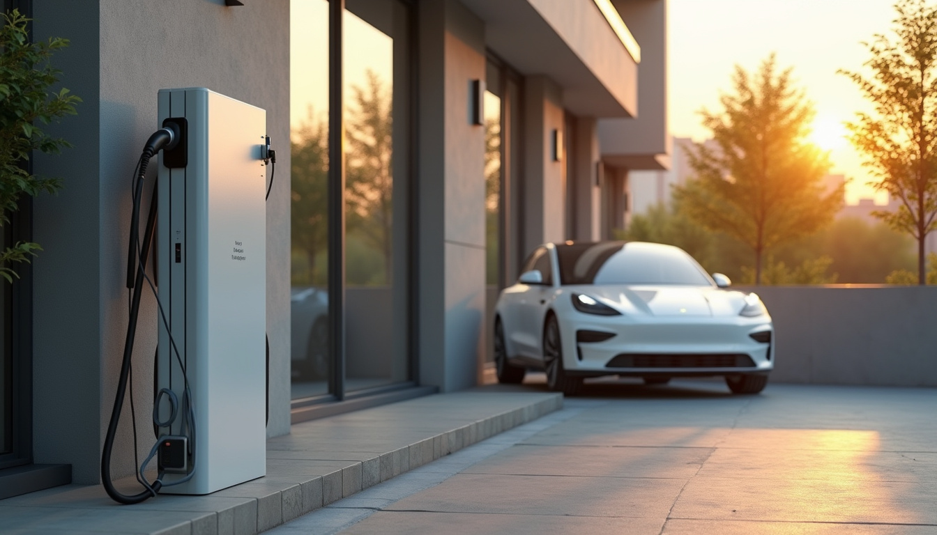 Installation d'une borne de recharge en copropriété à Chaux sur place privative