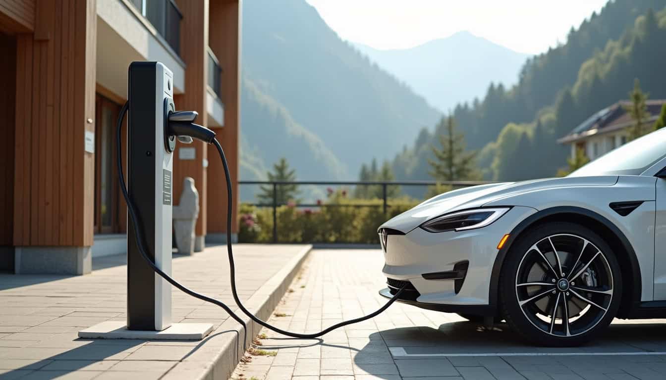 Installation d'une borne de recharge en copropriété à Le Touvet