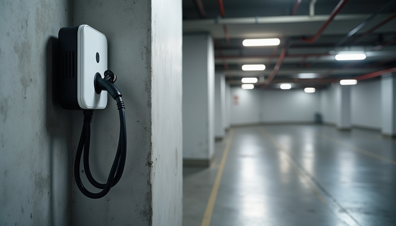 Installation d'une borne de recharge en copropriété à Oignies avec câblage en saignée