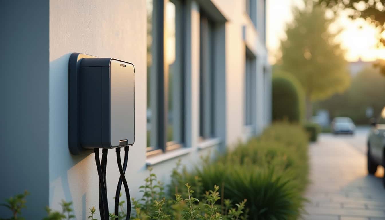 Installation d'une borne de recharge en façade d'un immeuble en copropriété à Labège