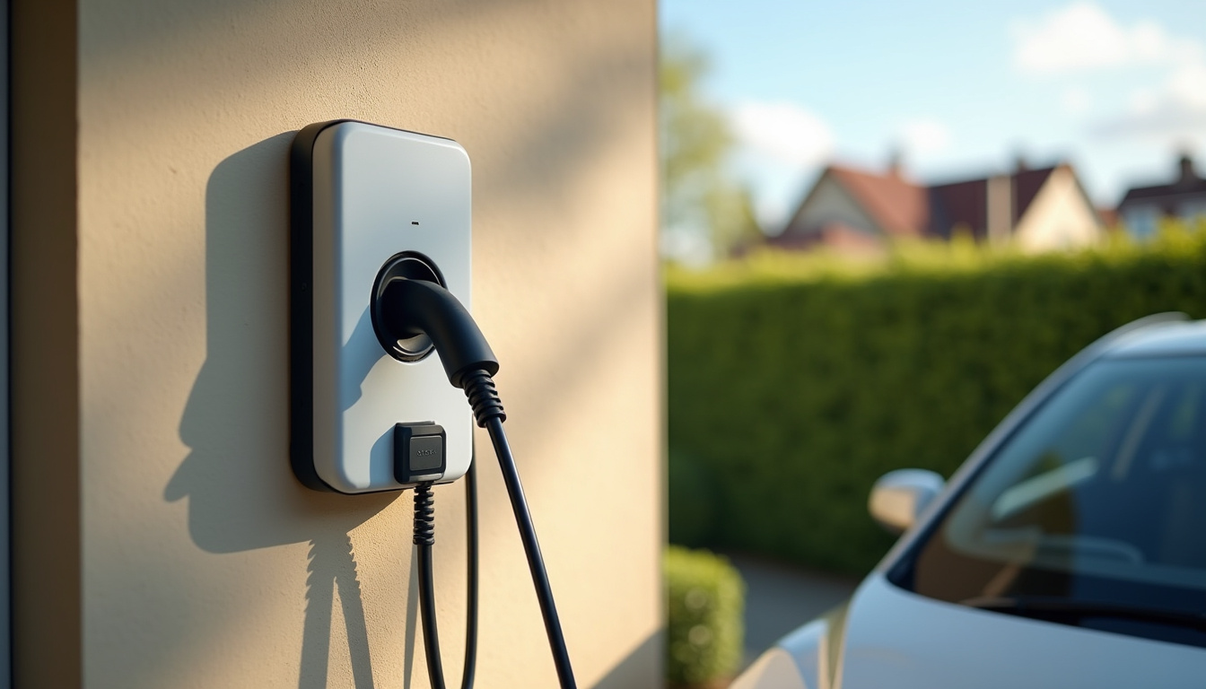 Installation d'une borne de recharge murale à domicile dans une résidence de Saint-Denis-en-val