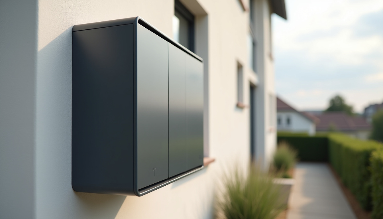 Installation d'une borne de recharge murale à l'extérieur d'une maison à Puteaux