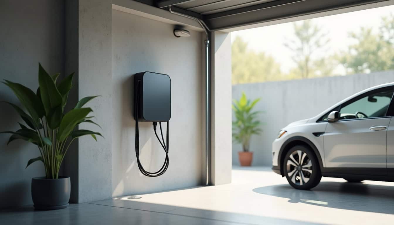 Installation d'une borne de recharge murale dans un garage à Gignac-la-Nerthe