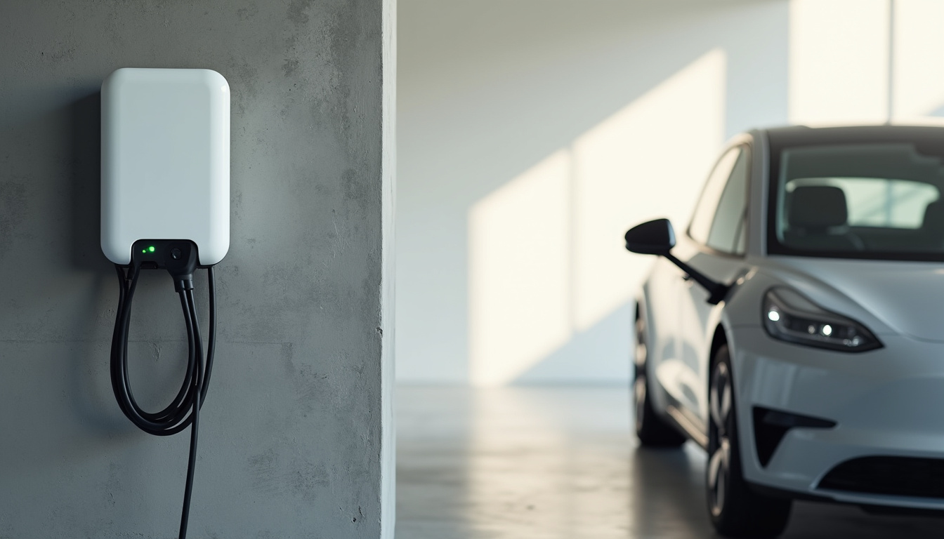 Installation d'une borne de recharge murale type wallbox dans un garage à Vrigne-aux-Bois
