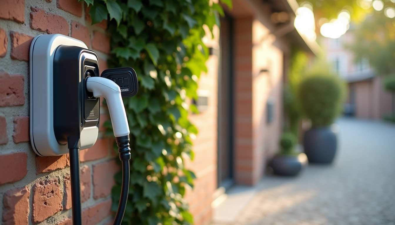 Installation d'une borne de recharge pour véhicule électrique en entreprise à Saint-Hilaire-du-Harcouet