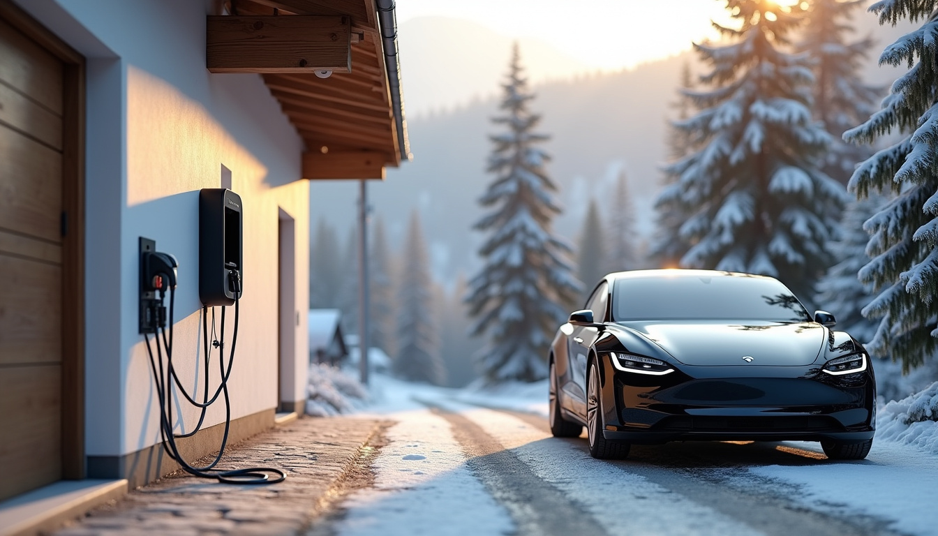 Installation d'une borne de recharge pour voiture électrique à Dortan, dans un environnement résidentiel