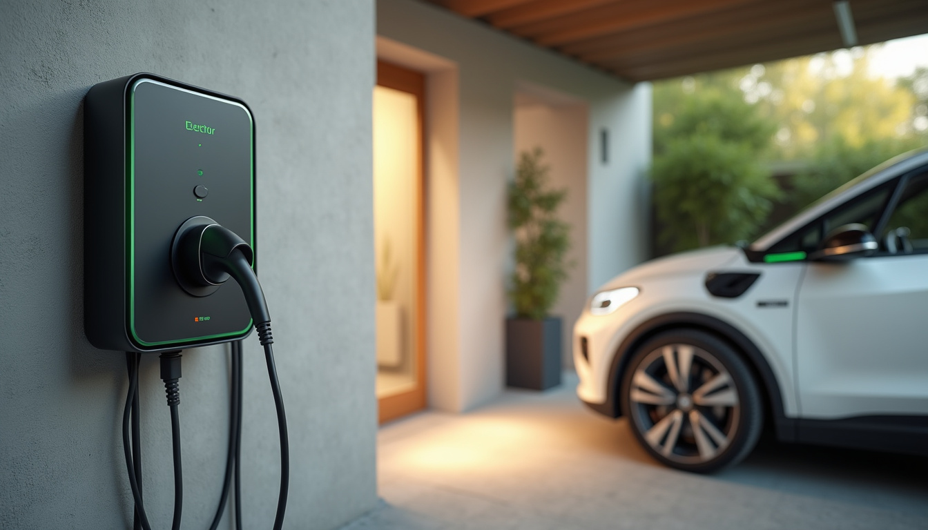 Installation d'une borne de recharge pour voiture électrique dans un garage à Baziège