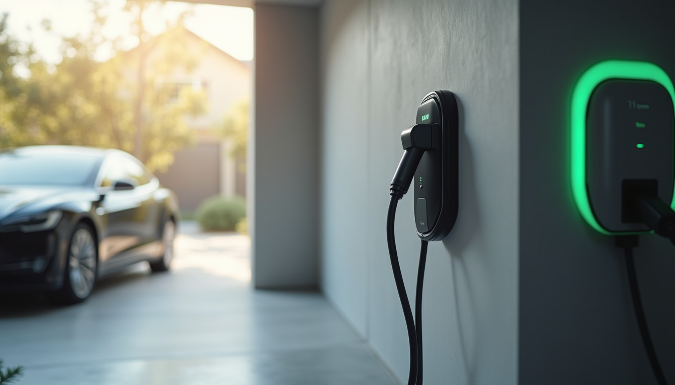 Installation d'une borne de recharge pour voiture électrique dans un garage à Neuvy-en-Sullias