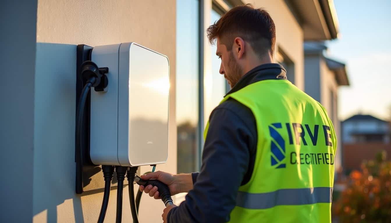 Installation d'une borne de recharge pour voiture électrique par un professionnel à Noiseau