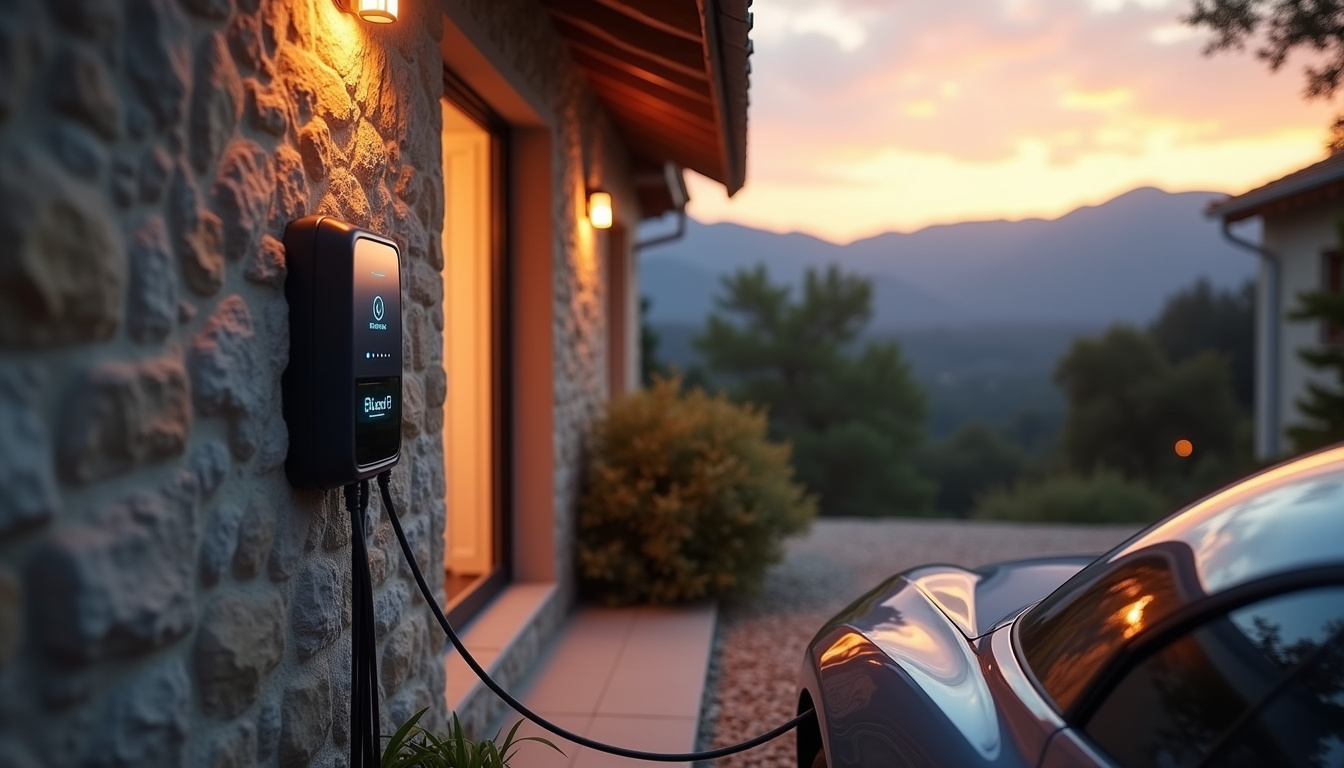 Installation d'une borne de recharge sur une maison individuelle à Ponteilla