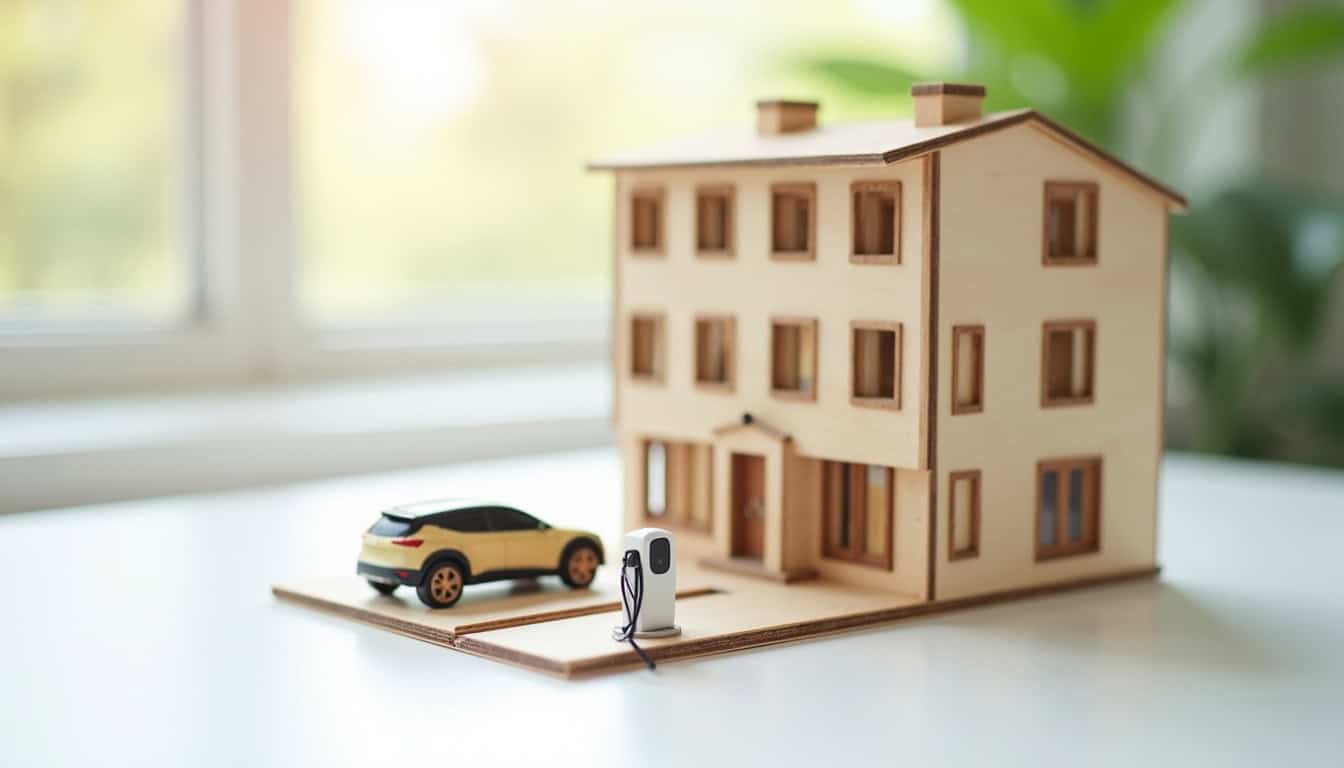 Installation d'une borne de recharge sur une place de parking privative en copropriété à Orcier