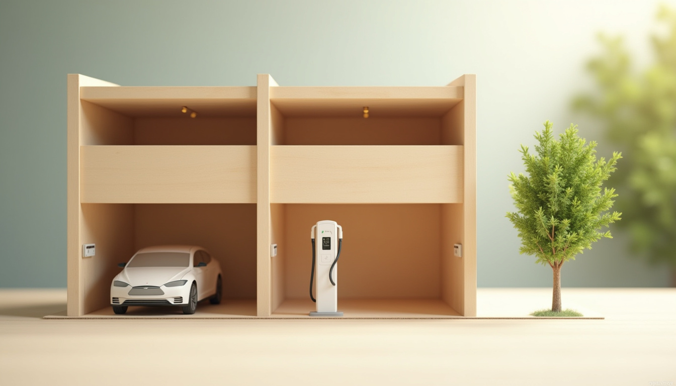 Installation d'une borne de recharge sur une place de stationnement privative dans un parking de copropriété