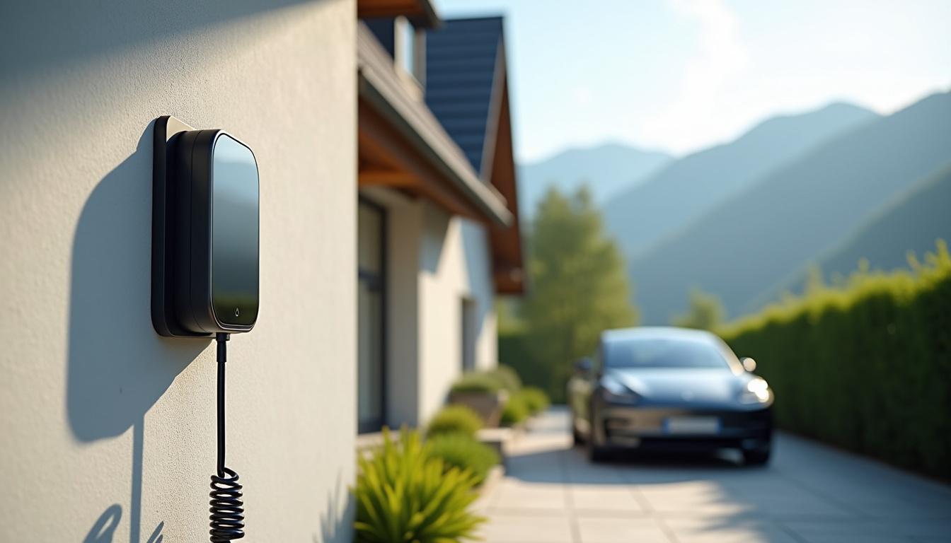 Installation d'une borne de recharge sur une propriété individuelle à Chambéry