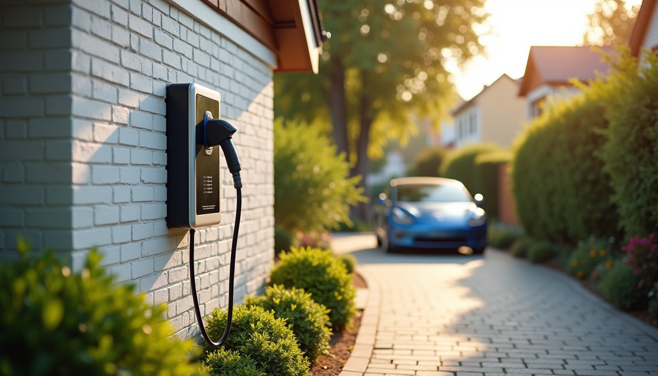Installation d'une borne de recharge sur une propriété privée à Saint-Maximin